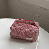 The Essentials Pouch - Cherry Gingham