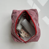 The Essentials Pouch - Cherry Gingham